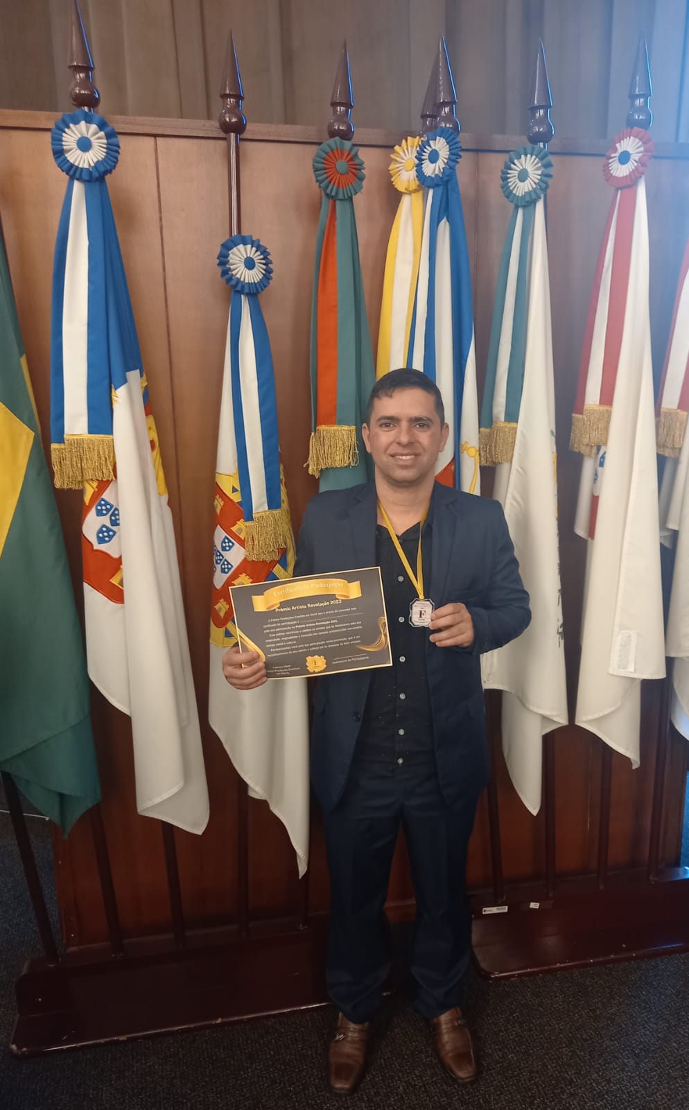 noticia Autor Thiago Winner premiado na Câmara Municipal de São Paulo/SP